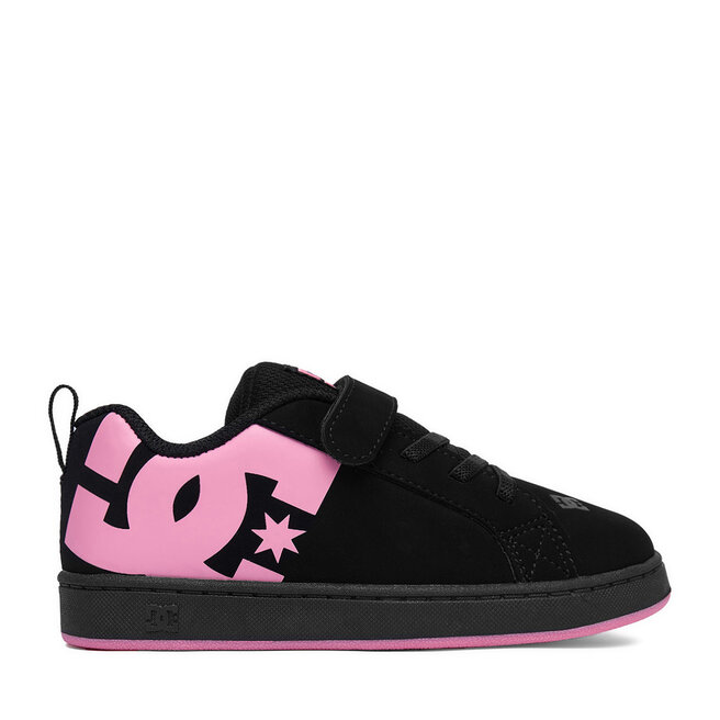 Sneakersy DC Shoes EO-COURT GRAFFIK ELASTIC TODDLER DC02547003 Czarny