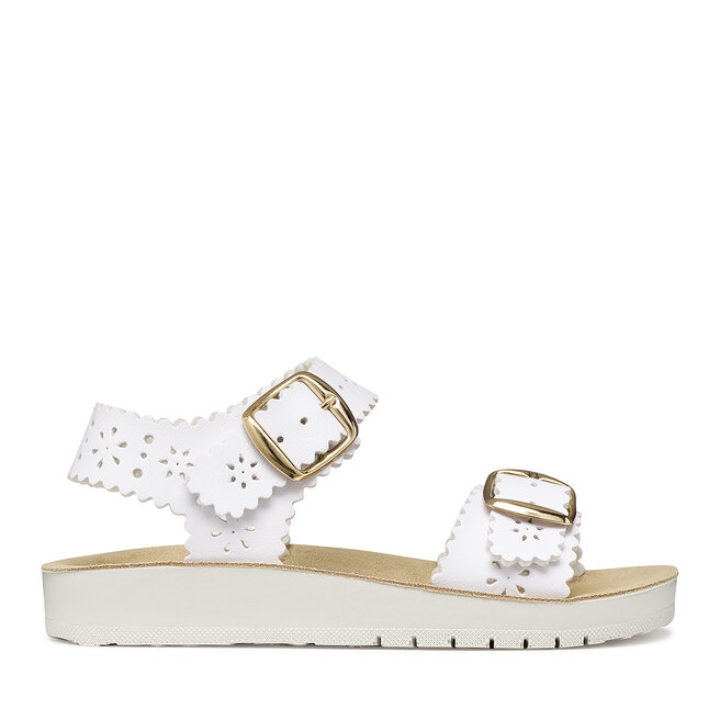 Sandały Geox J Sandal Costarei Gi J65EAA 000BC C1000 D Biały