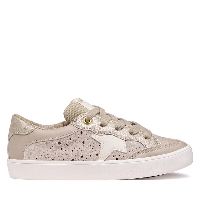 Sneakersy Geox J Gisli Girl J654NC 0BC07 C5000 M Beżowy