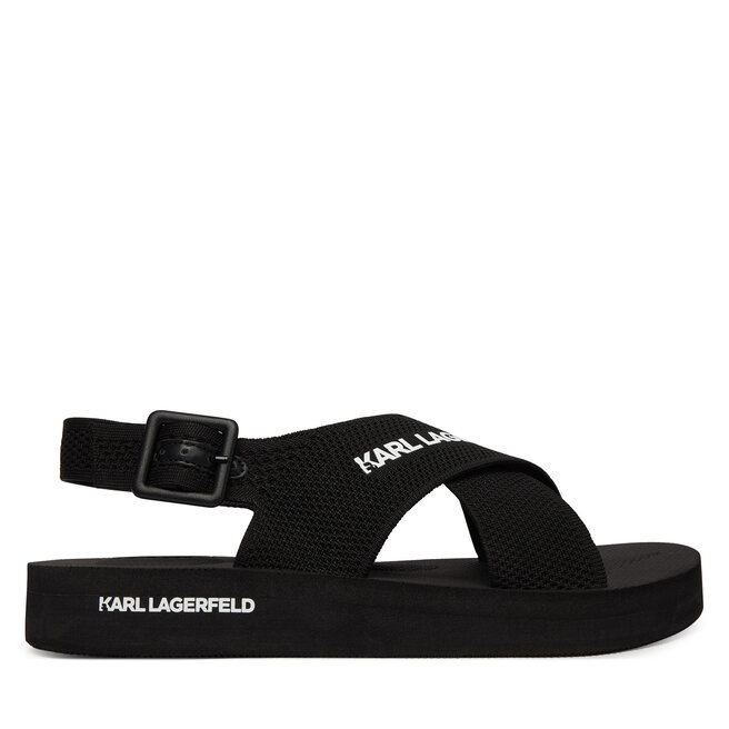 Sandały KARL LAGERFELD Atlantik KL70526 Czarny