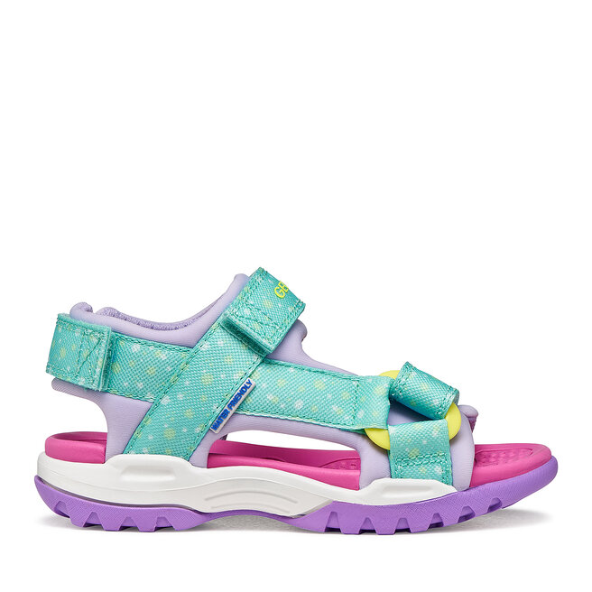 Sandały Geox Jr Borealis Girl J550WA 015AN C4A8R M Turkusowy