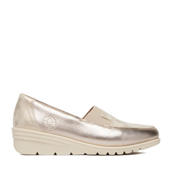 Półbuty Rieker L5351-60 Złoty