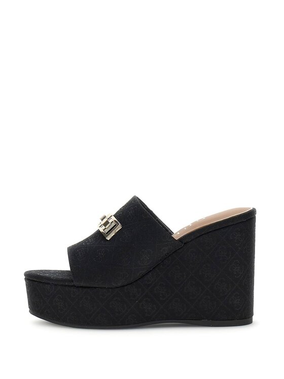 Guess Klapki FLJEVZ FAB04 Czarny