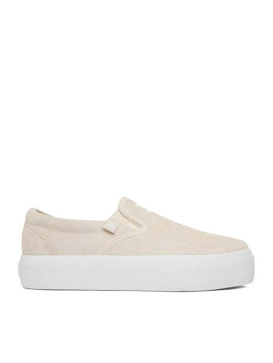 DC Shoes Tenisówki CEO-LEA-ZL-0010 Beżowy