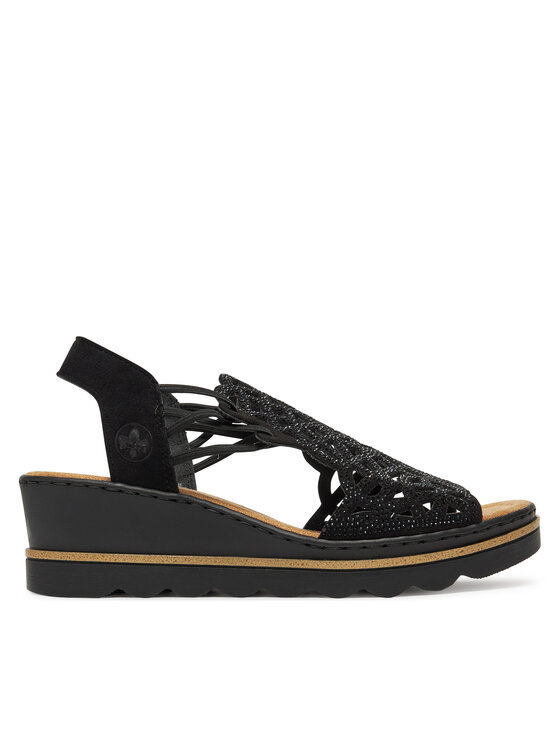 Rieker Sandały CEO-67465-00 Czarny