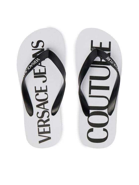 Versace Jeans Couture Japonki 80VA3SQ7 ZSS81 Biały
