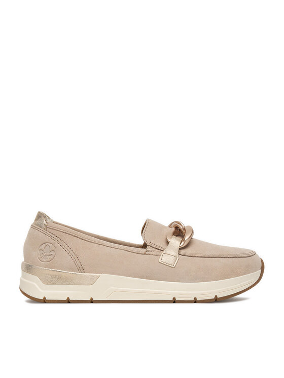 Rieker Półbuty 58944-60 Beżowy