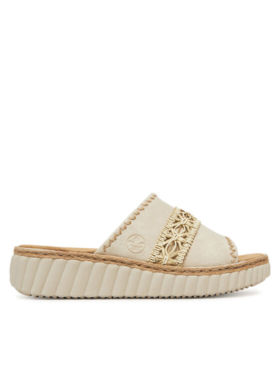 Rieker Klapki CEO-69278-60 Beżowy