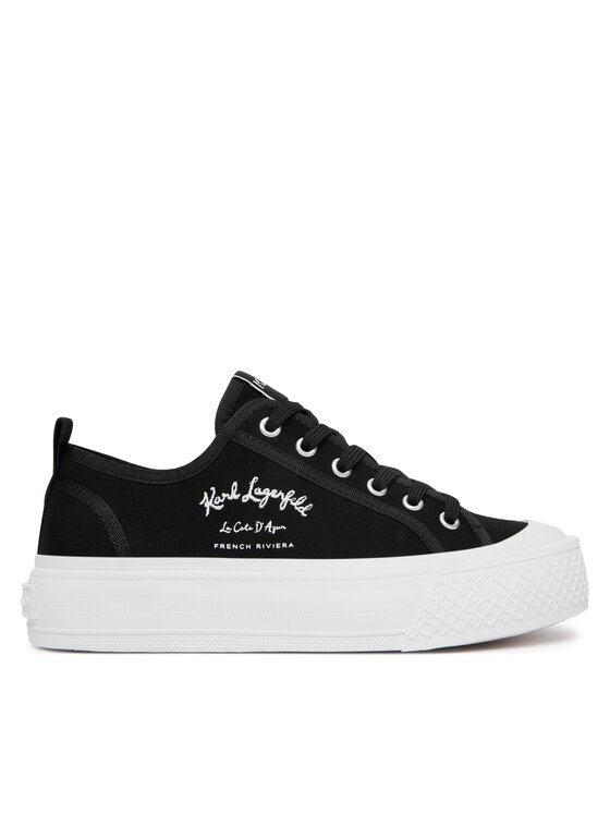 KARL LAGERFELD Trampki Kampus Max V KL60516 Czarny