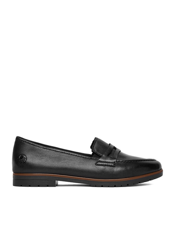 Rieker Loafersy 45300-02 Czarny