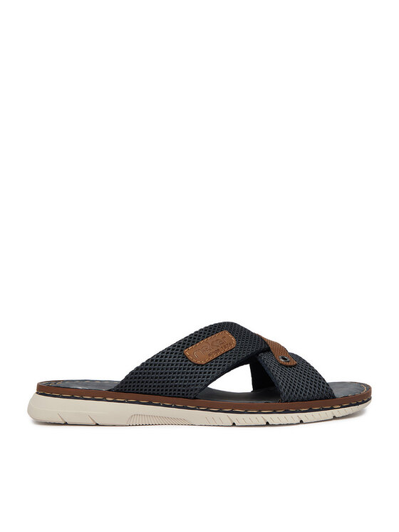 Rieker Klapki CEO-21340-14 Granatowy