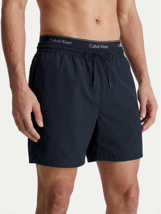 Calvin Klein Swimwear Szorty kąpielowe LV00N61023 Czarny