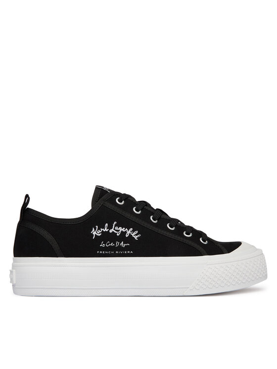 KARL LAGERFELD Trampki Kampus Max V KL50523 Czarny