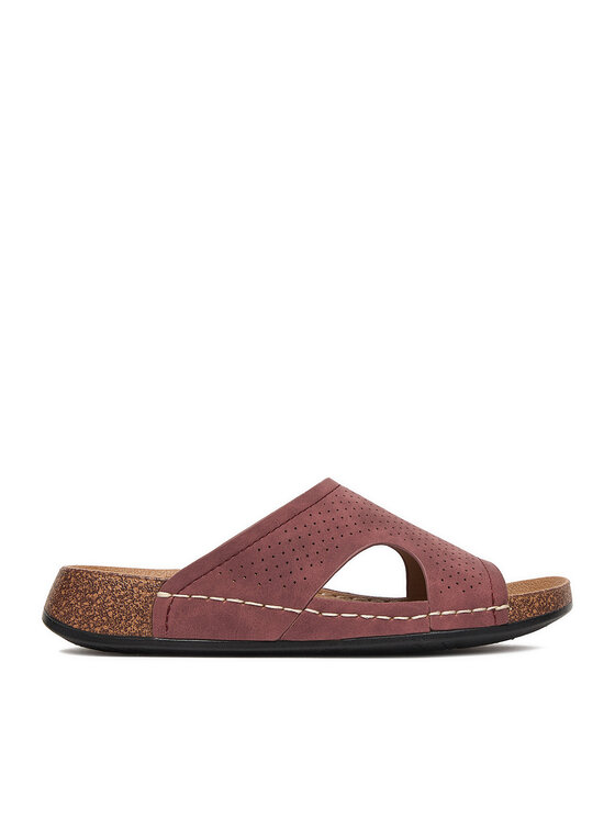Go Soft Klapki CEO-W25701 Bordowy