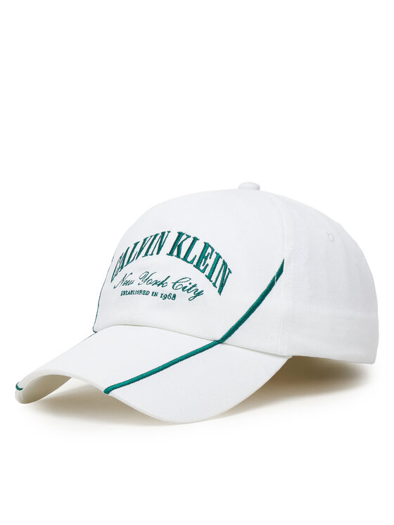 Calvin Klein Czapka z daszkiem LV04F5063G Biały