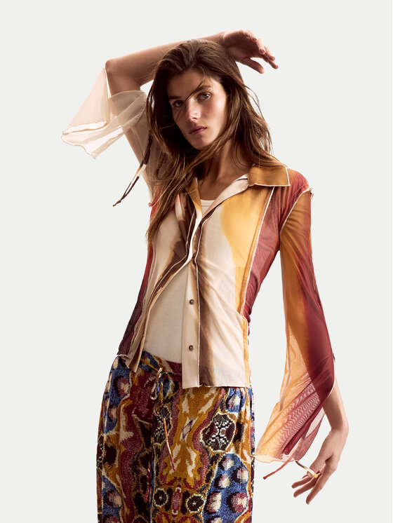 Desigual Koszula Lacroix 26SWTK28 Kolorowy Regular Fit