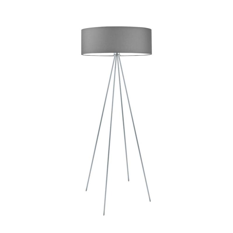Lampa stojąca podłogowa trójnóg z abażurem walec SOLARIS