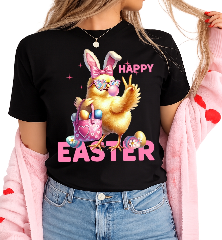 Damska koszulka na Wielkanoc - HAPPY EASTER - wesołych224
