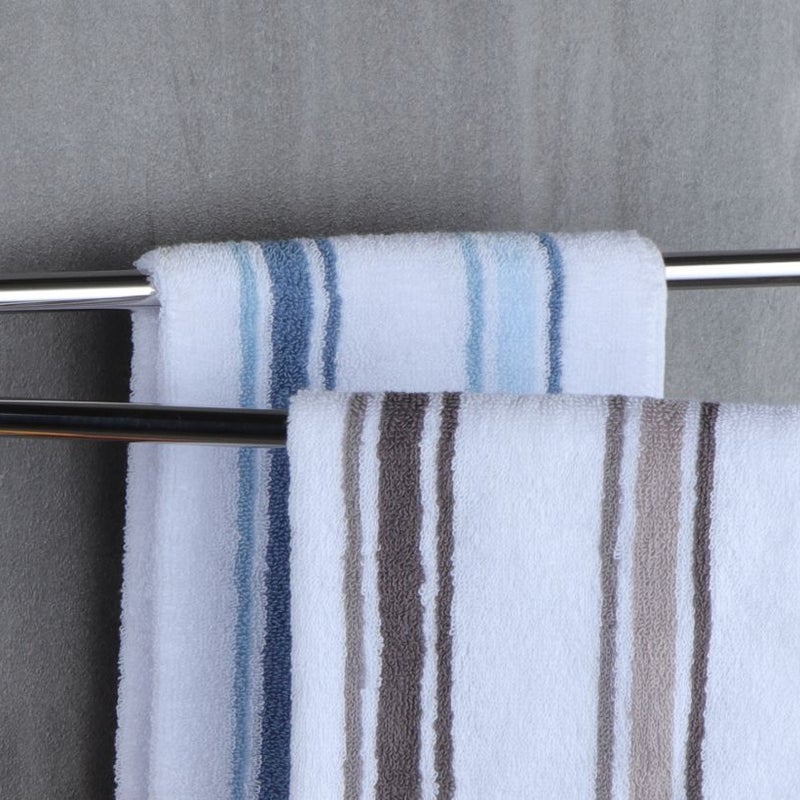 Wieszak na ręczniki łazienkowe z 2 obrotowymi drążkami 180°, stal nierdzewna SUS304, suszarka na ręczniki, ścienny uchwyt na ręczniki do kuchni i zlew