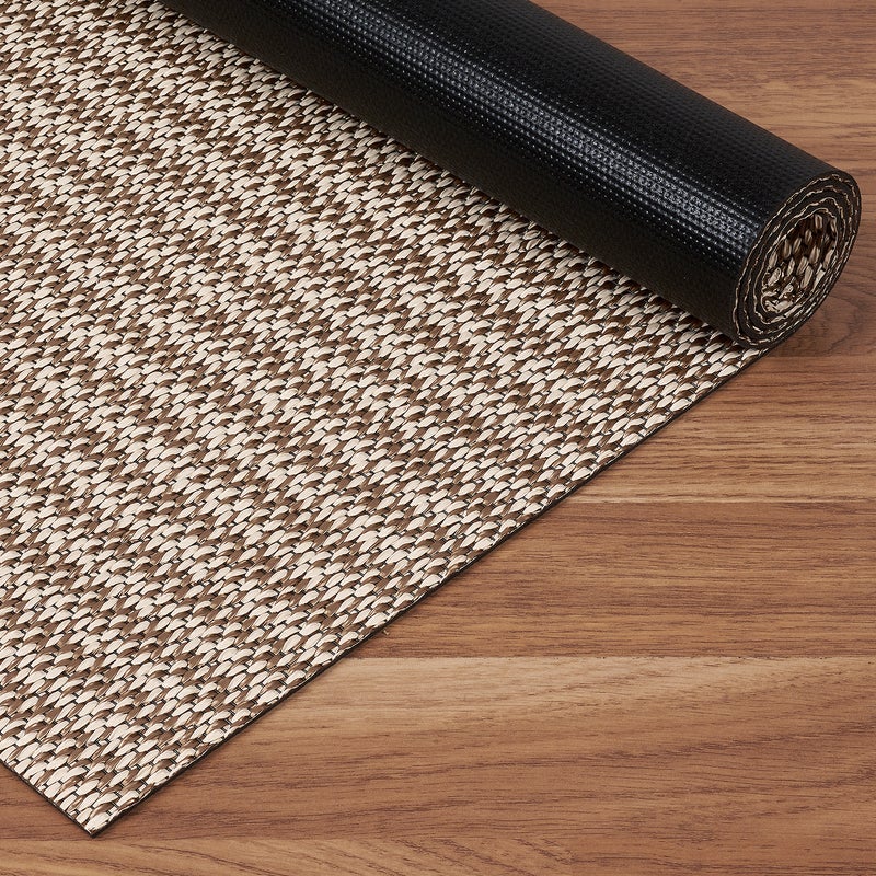 Mata winylowa Premium, antypoślizgowa mata PVC, do użytku wewnętrznego i zewnętrznego Jacquard Brązowy 80 x 300 cm