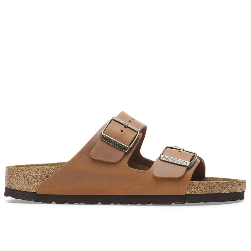 Klapki męskie Birkenstock Arizona 1028272 - brązowe
