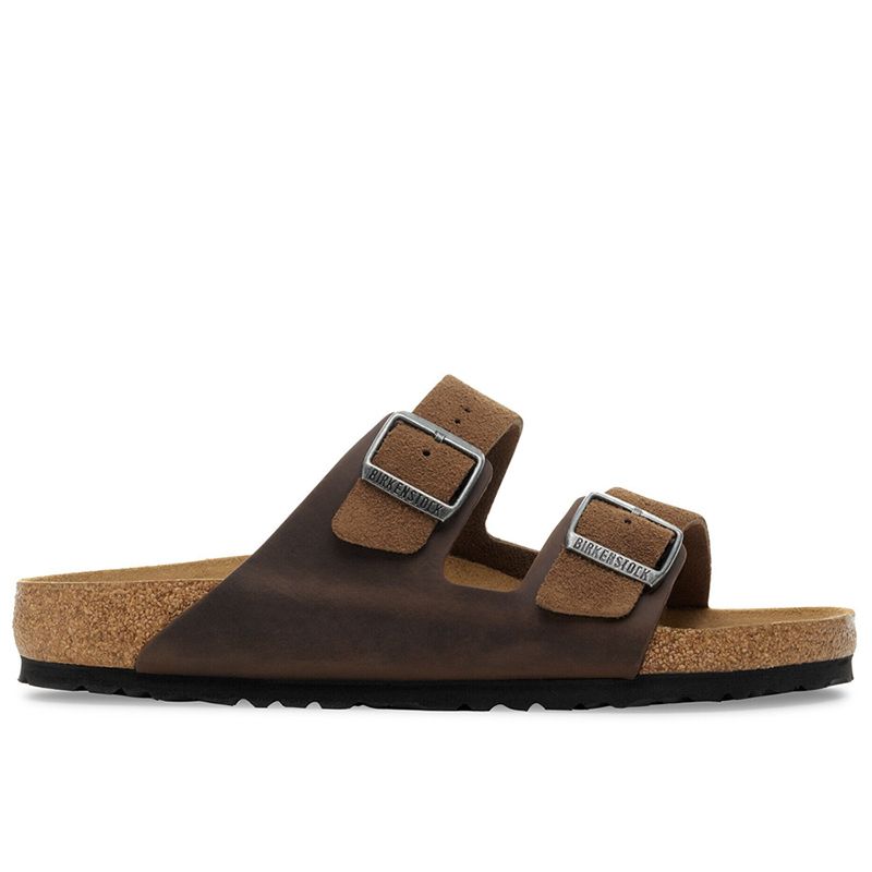 Klapki męskie Birkenstock Arizona 1030677 - brązowe