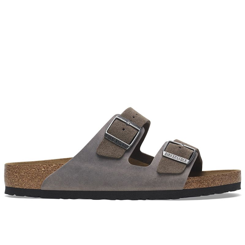 Klapki męskie Birkenstock Arizona 1029159 - szare