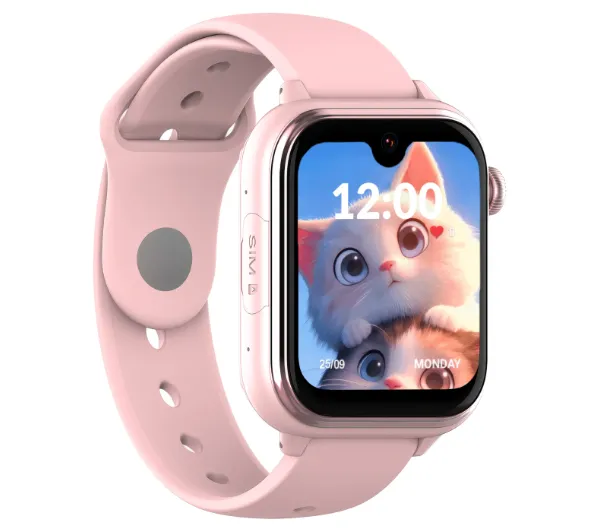 Kiano Watch Alpha Kid Funkcje AI GPS 4G Różowy