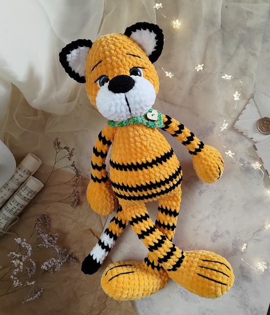 Tygrysek pluszowy, Maskotka tygrys, Prezent dla dziecka