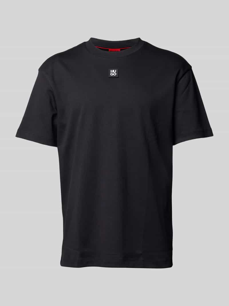 T-shirt o kroju regular fit z czystej bawełny model ‘DALILE’