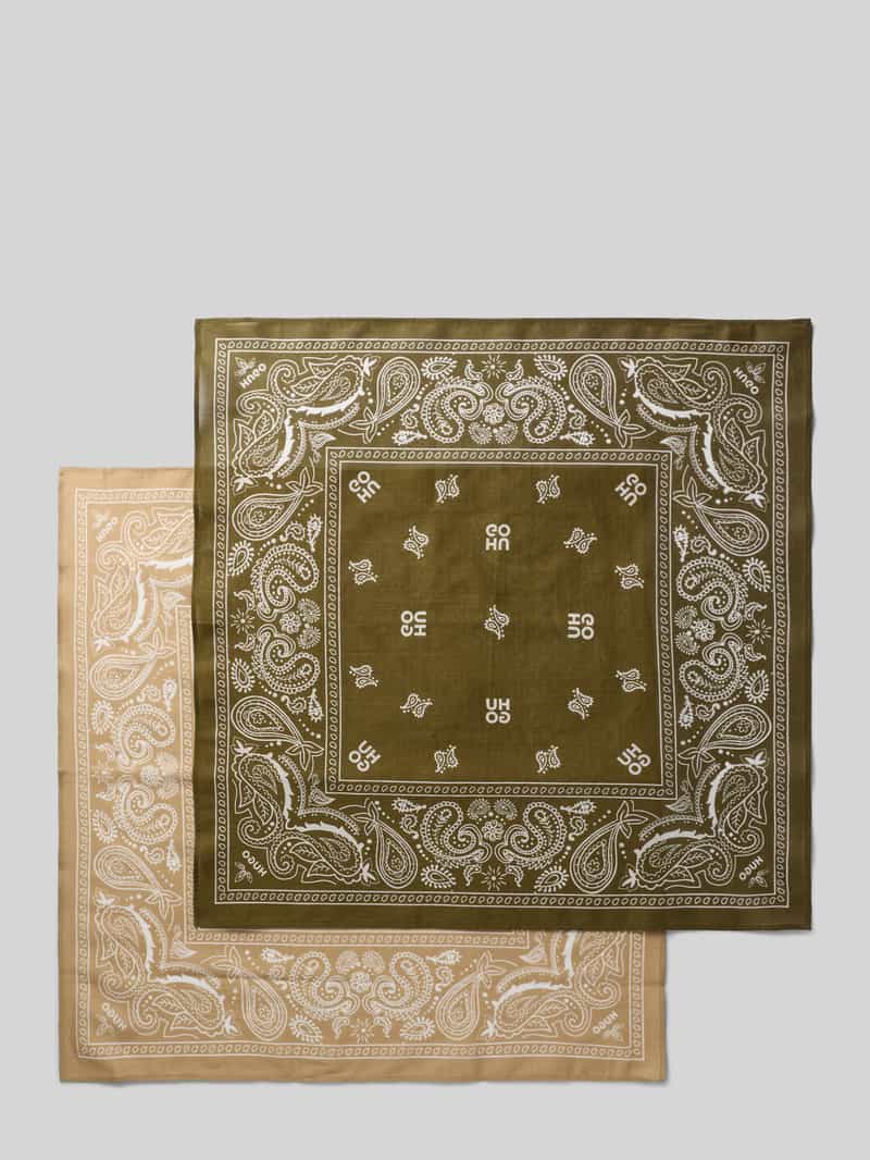 Bandana z czystej bawełny w zestaw 2 szt. model '2BANDANA'