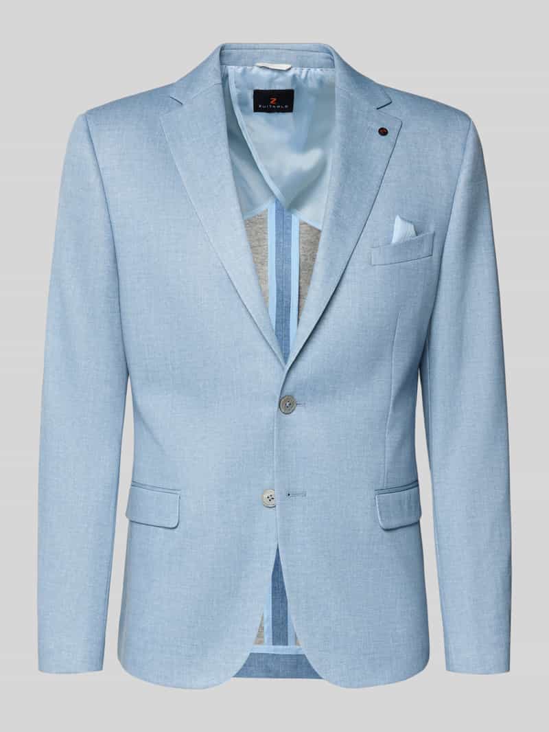 marynarka na 2 guziki o kroju slim fit z kieszeniami z patką model 'Nick'