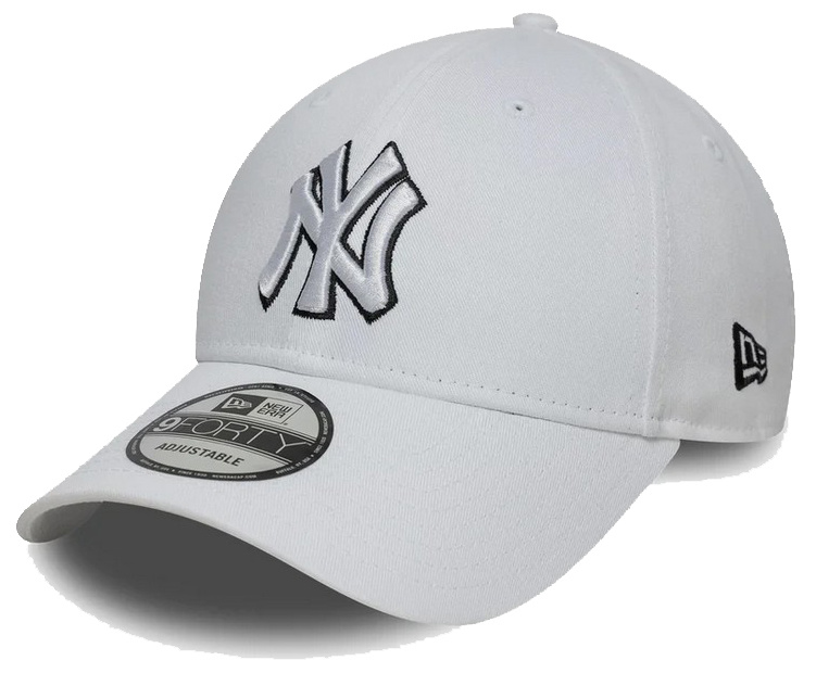Czapka z daszkiem NEW ERA NY Yankees MLB Outline 9FORTY biała