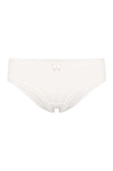 Hunkemöller Brazyliany bawełniane Georgia Biały