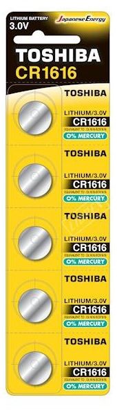 Фото - Акумулятор / батарейка Toshiba Bateria litowa CR1616 3V /blister 5szt./