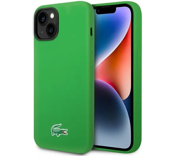 Lacoste Silicone MagSafe do iPhone 13/14/15 Zielony