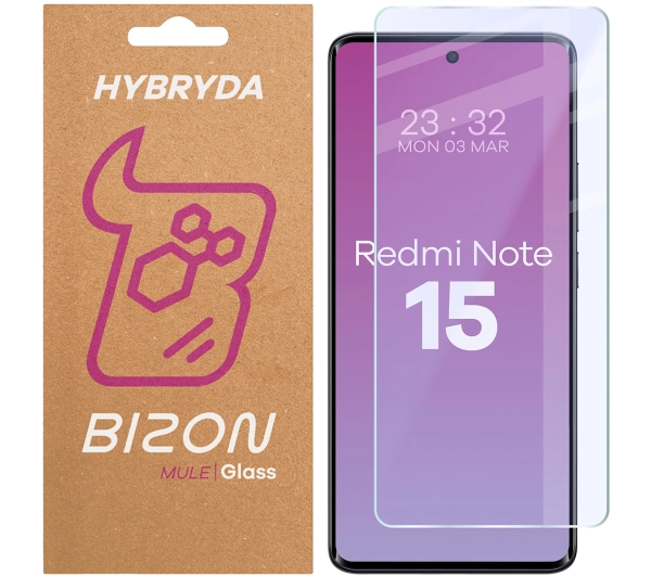 Bizon elastyczne Glass Mule do Xiaomi Redmi Note 15 4G / 5G