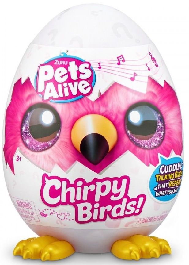Maskotka Pets Alive Wesołe Ptaki niespodzianka Zuru interaktywna jajko Ptak -