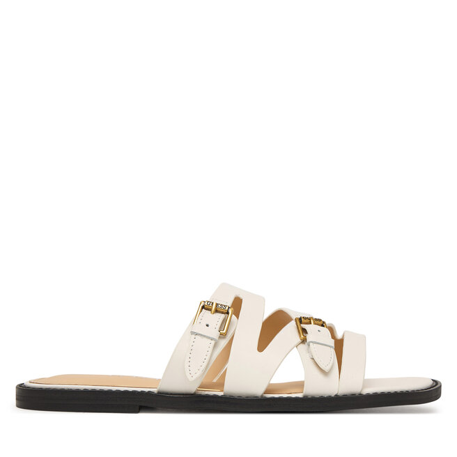 Klapki Guess FLJGRY LEA03 Biały