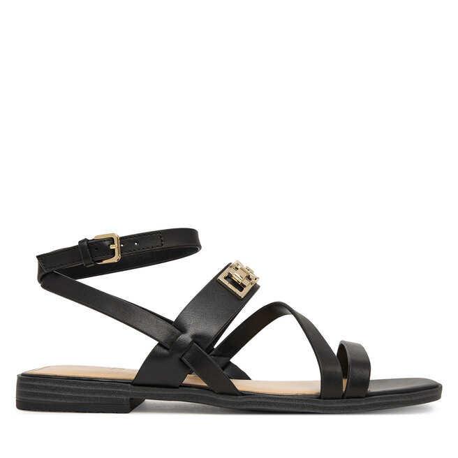 Sandały Guess FLJRUL LEA03 Czarny