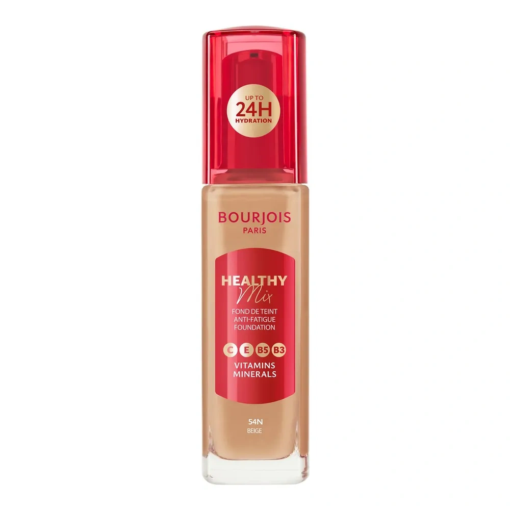 Bourjois Healthy Mix podkład niwelujący oznaki zmęczenia z kompleksem witamin i minerałów 54N Beige 30 ml