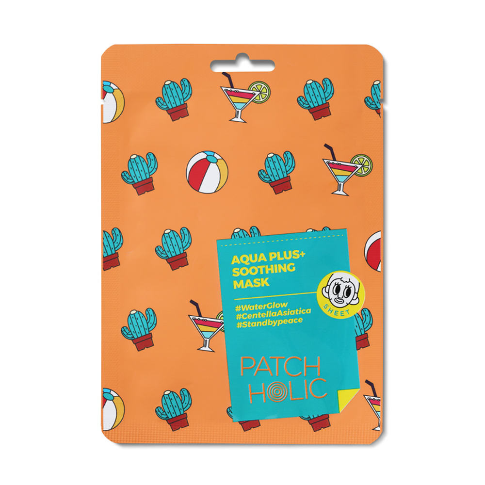 Patch Holic Aqua Plus+ Soothing Mask Kojąca Maska do Twarzy w Płachcie 20ml