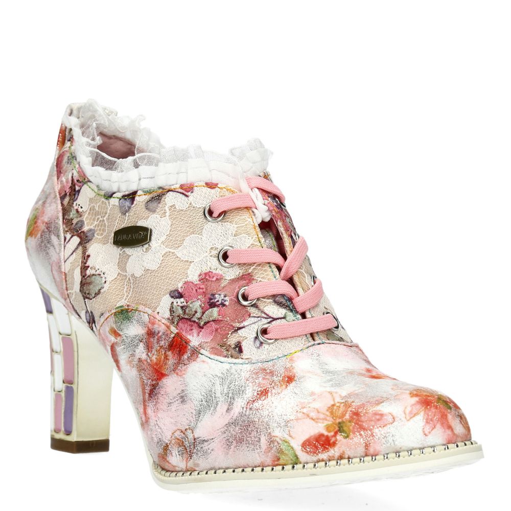 Laura Vita ALCBANEO 14 CERISE półbuty skórzane na słupku