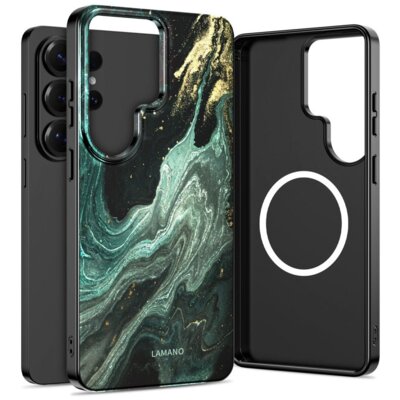 Etui TECH-PROTECT Lamano MagSafe do Samsung Galaxy S26 Ultra Marmur