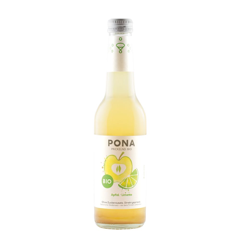 Pona Napój jabłko - limonka 330 ml Bio - żywność