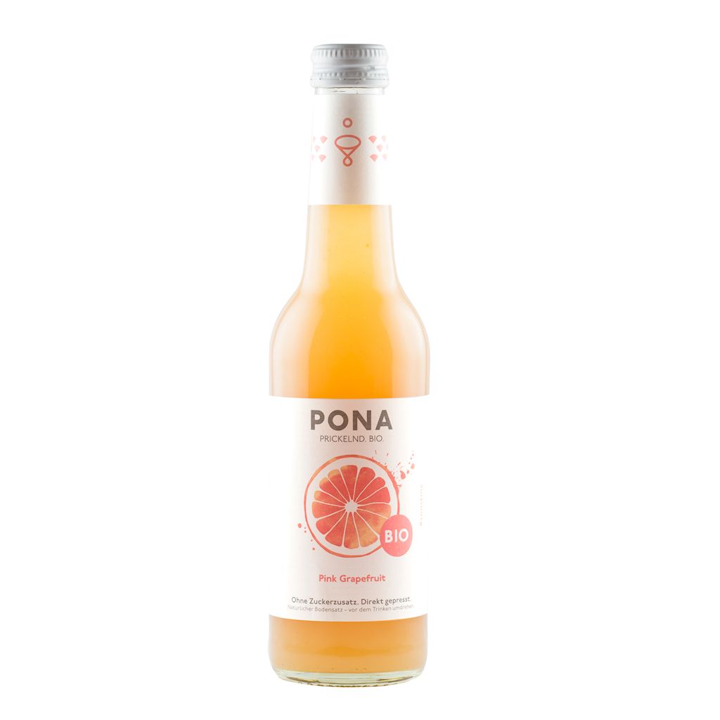 Pona Napój różowy grejpfrut 330 ml Bio - żywność