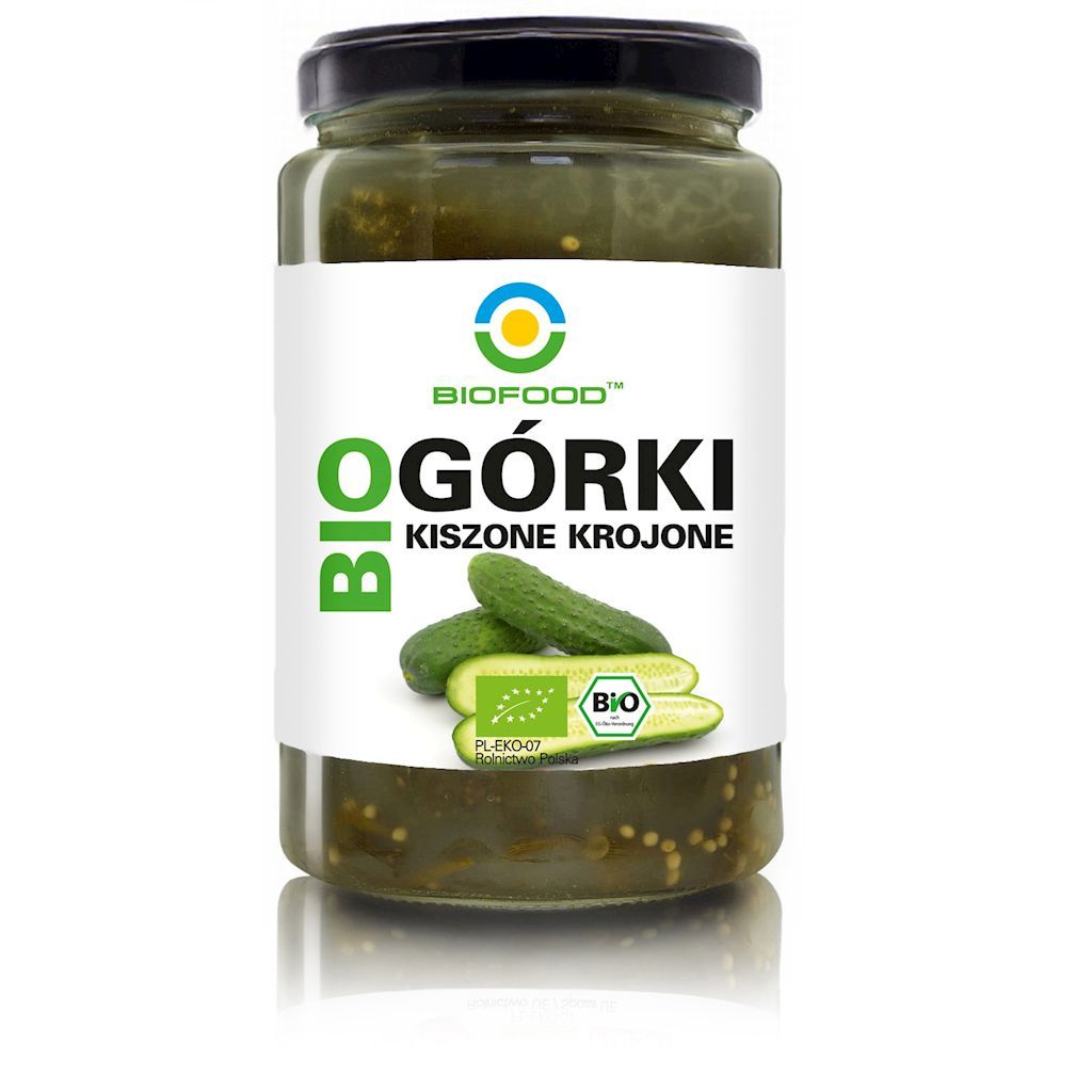 Bio Food Ogórki kiszone krojone 500 g Bio - żywność
