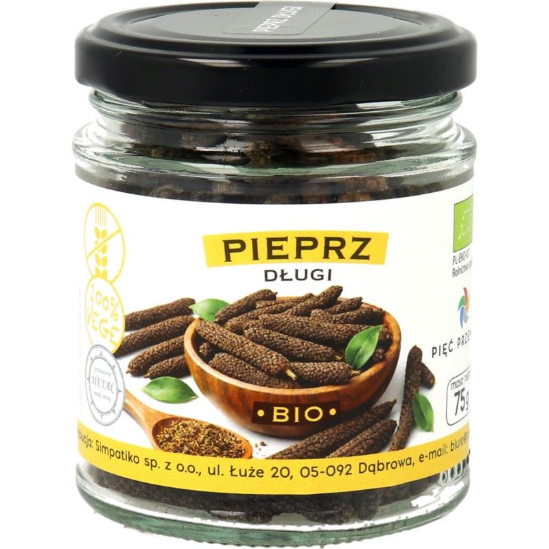 Pięć Przemian Pieprz długi bezglutenowy 85 g Bio
