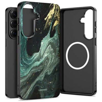 Etui TECH-PROTECT Lamano MagSafe do Samsung Galaxy S26 Marmur