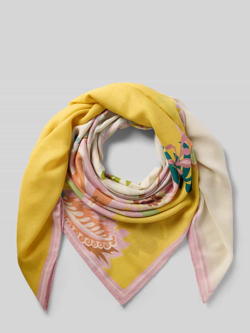 Szal z mieszanki jedwabiu i kaszmiru model 'Jolk'